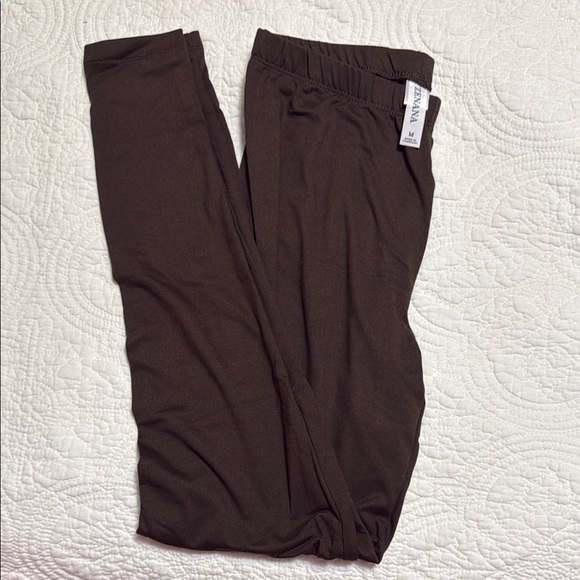 Zenana Outfitters Pants - Zenana Brown Women’s Leggings Size M